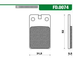 Newfren Remblokset Newfren FD0074