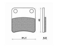 Newfren Remblokset FD0439 | Piaggio MP3