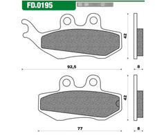 Newfren Remblokset FD0195