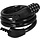 Springos Kabel Cijferslot - 95cm - 4 Cijfers - Zwart