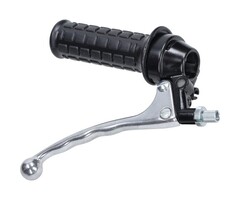 gas / remhendel (made in EU) greep aluminium rechts zwart past op camino