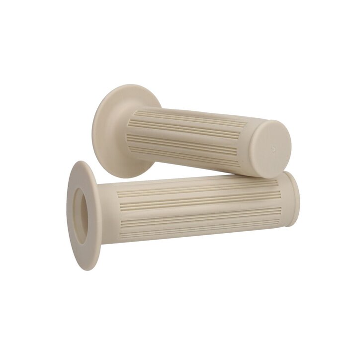 handvatset streep mod. magura A-kwaliteit 22-24mm creme past op camino, kreidler, zundapp