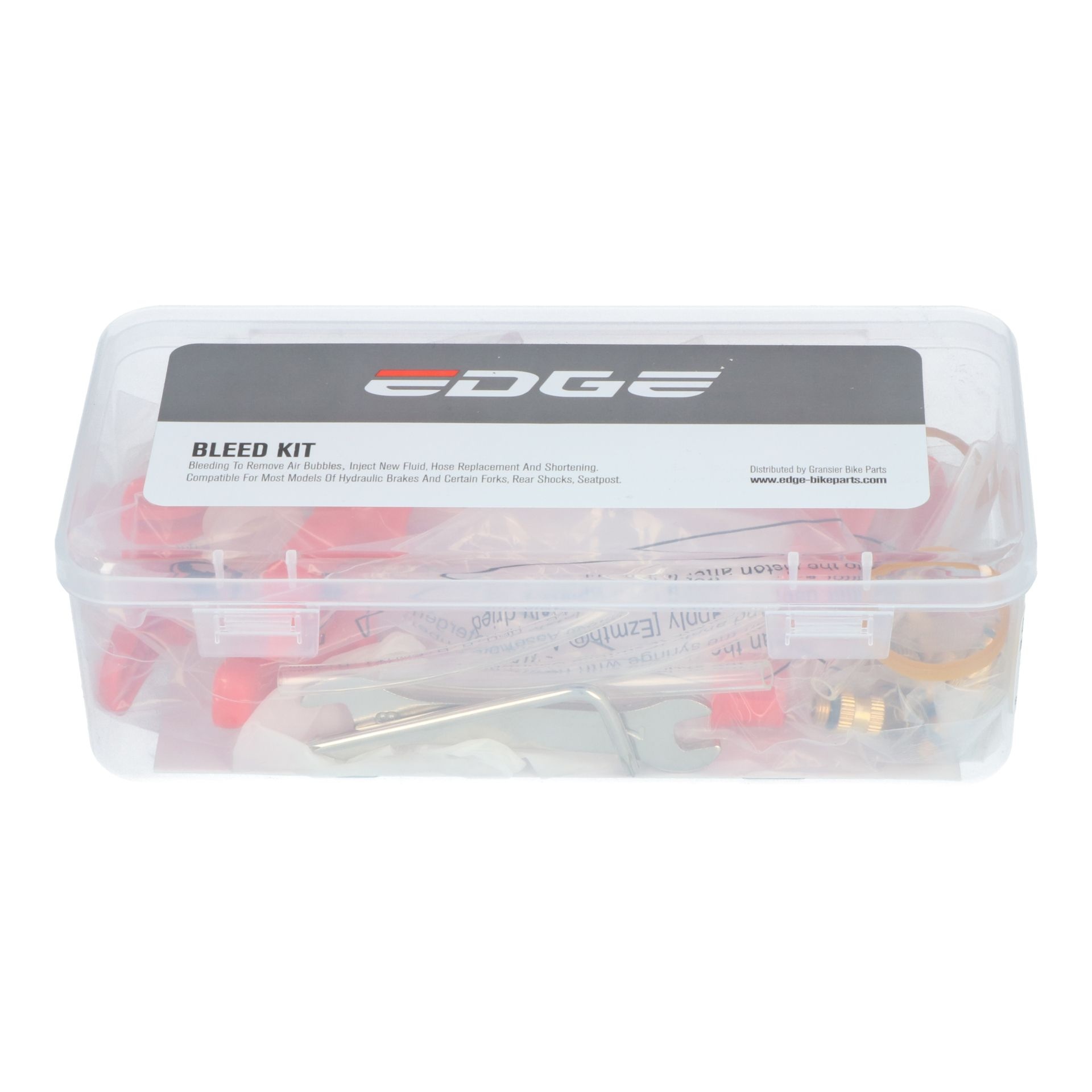 Edge Ontluchtingsset schijfrem Edge - Luxe - met metalen adapterset