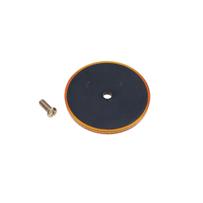 reflector - rond - 60mm - universeel - oranje