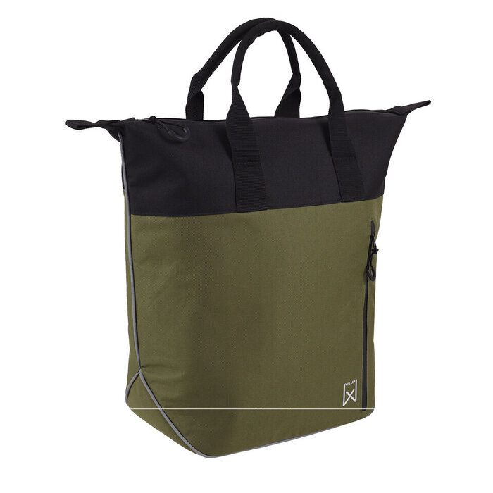 Willex Daily Shopper Zwart/Groen 21L