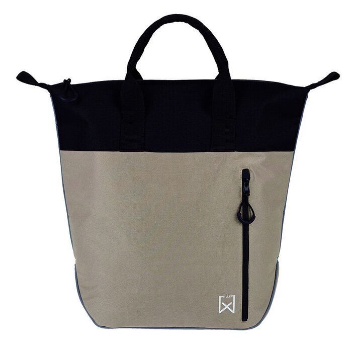 Willex Daily Shopper Zwart/Taupe 21L