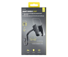 houder lampa telefoon handvatbevestiging links bromfiets, fatbike, motorfiets, scooter 91580