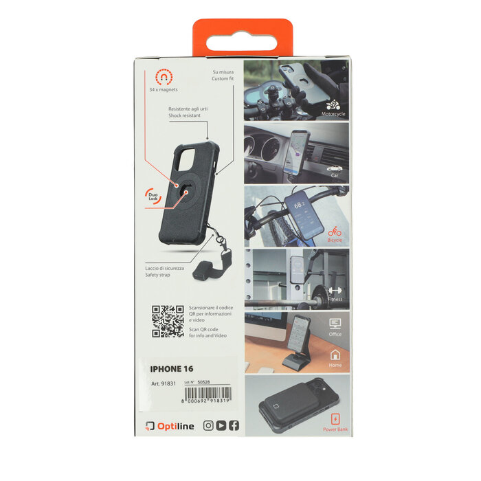 magsafe lampa telefoonhoes duolock voor Iphone 16