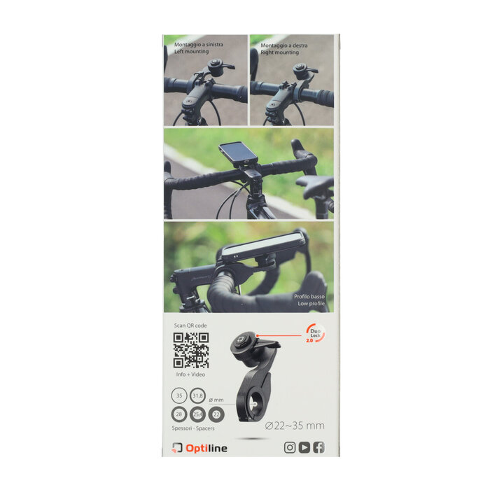 houder lampa fiets stuur telefoon