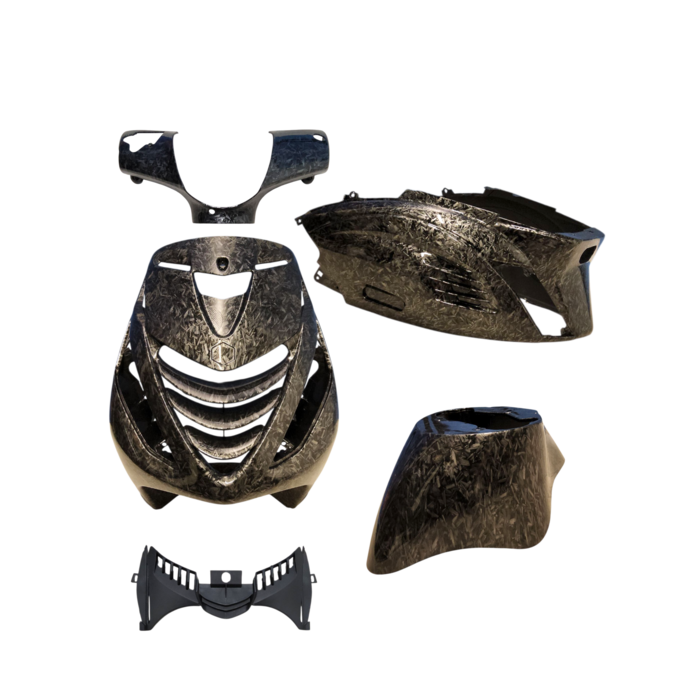 plaatwerkset DMP model SP RS-1 air graffiti zwart/wit 5-delig zip2000