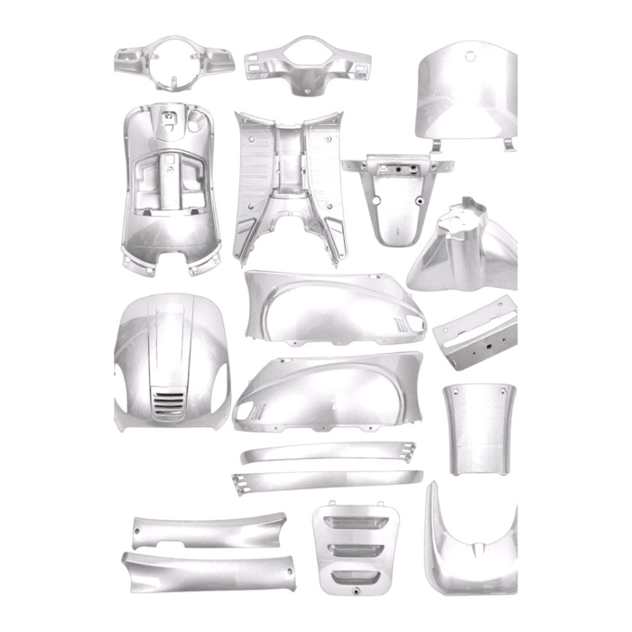 plaatwerkset (china vespa ronde koplamp) wit vx50