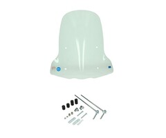 windscherm Regia met bevestigingsset universeel hoog (made in EU) helder scootmobiel