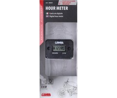 tijdklok lampa digitaal urenteller zwart 90097