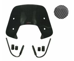 windscherm Regia met bevestigingsset laag (made in EU) carbon sprint