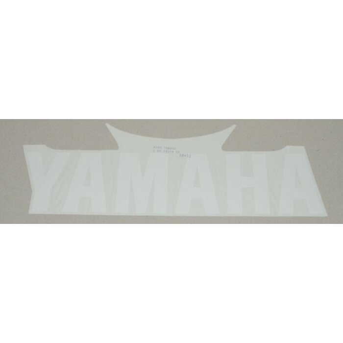 sticker Yamaha origineel woord [yamaha] onderspoiler wit 5brf83280000