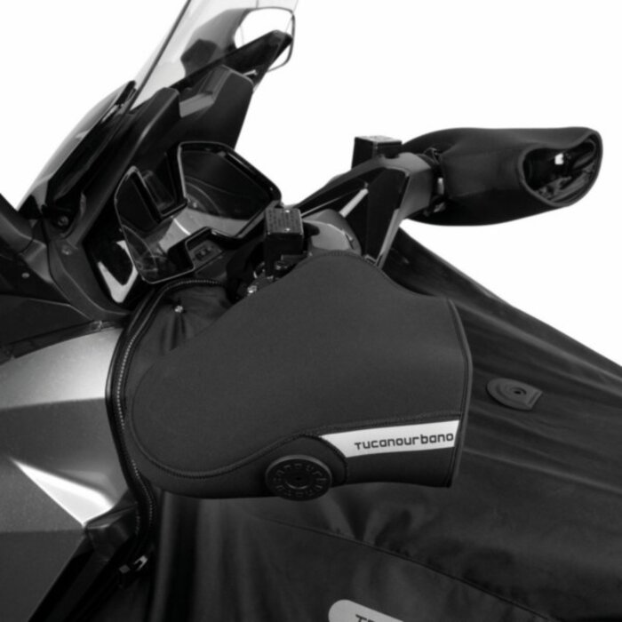 handmofset tucano neoprene maxiscooters zwart motorfiets, scooter r369x