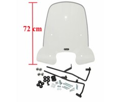 windscherm Peugeot origineel met bevestigingsset hoog 72cm helder tweet pg530-apa-p0l