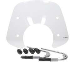 windscherm Regia + bevestigingsset laag (made in EU) >2024 helder vespa, gts 250cc, gts alle mod., gts super 300cc
