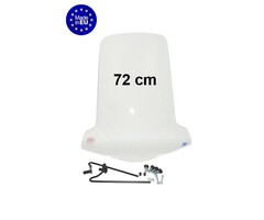 windscherm Regia met bevestigingsset (made in EU) hoog v.a. 2013 72cm helder neo 4t UBS-rem