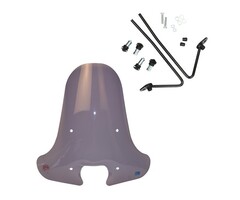 windscherm met bevestigingsset (made in EU) hoog zip model China AGM smoke sp50, streetline