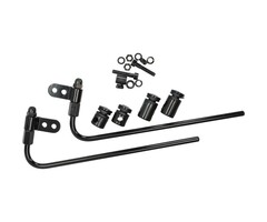 windscherm Regia bevestigingset (made in EU) (voor 124195/124196) zwart La Souris E-ID S6, Segway E110