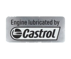 sticker Piaggio origineel woord [castrol] 2h002046