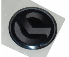 sticker Sym origineel logo stuurkap 30mm mio