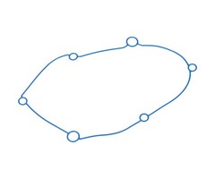 transmissiedeksel polini pakking evolution minarelli hor 255.0003