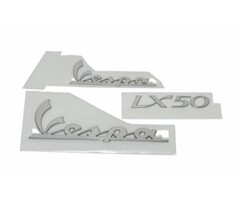 stickerset piaggio aluminium vespa lx