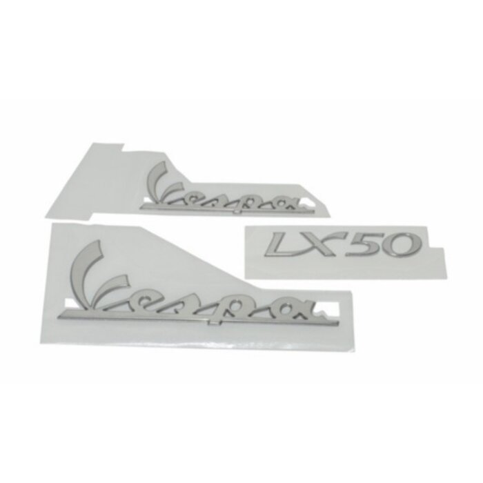 stickerset piaggio aluminium vespa lx