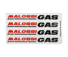 stickerset malossi woord [malossi GAS] 8x14cm 3318121