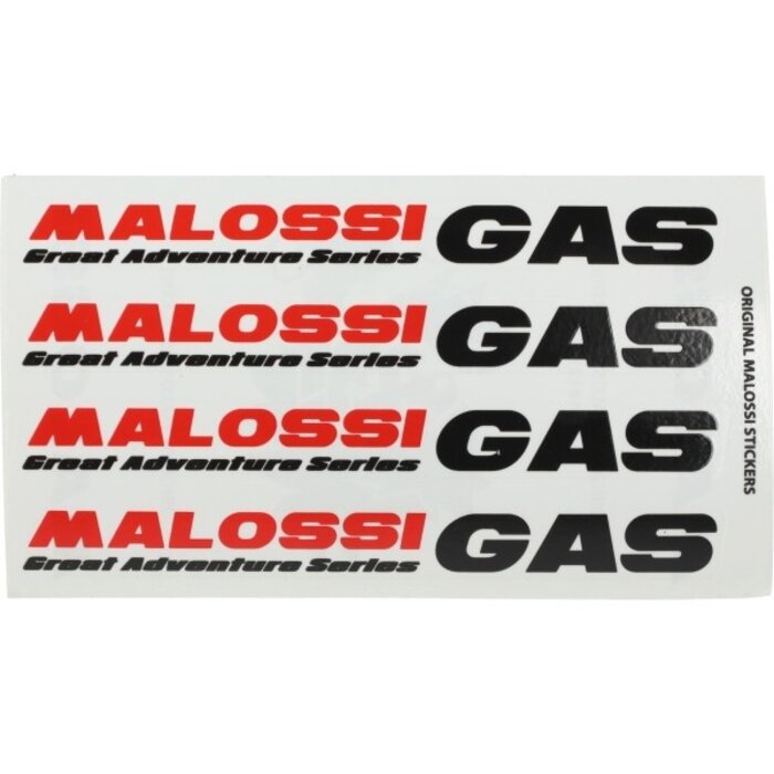 stickerset malossi woord [malossi GAS] 8x14cm 3318121