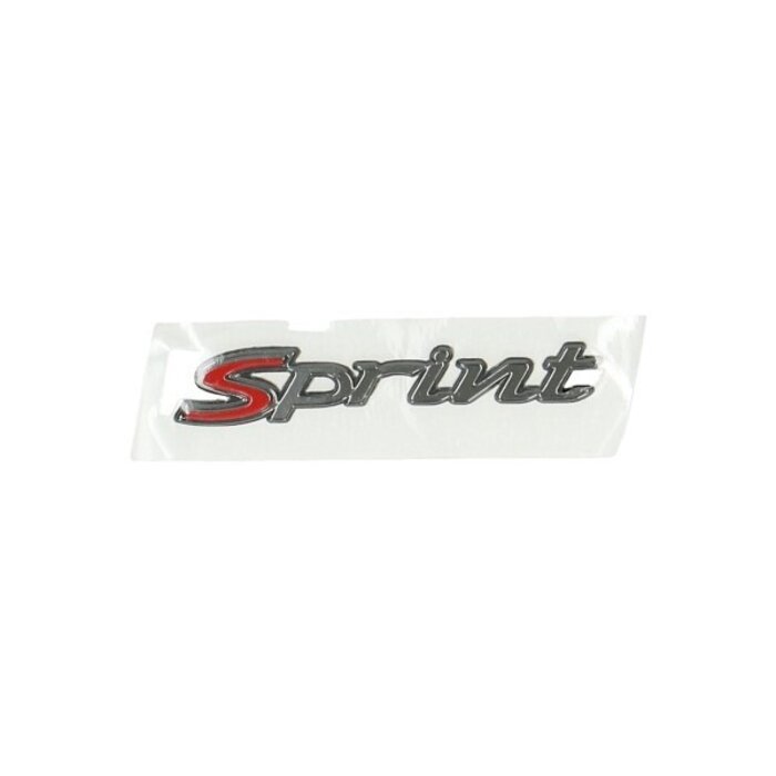 sticker Piaggio origineel woord [sprint] voorscherm smoke sprint 2h000928