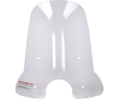 windscherm DMP met bevestigingsset hoog sym 73cm helder fiddle, fiddle 2