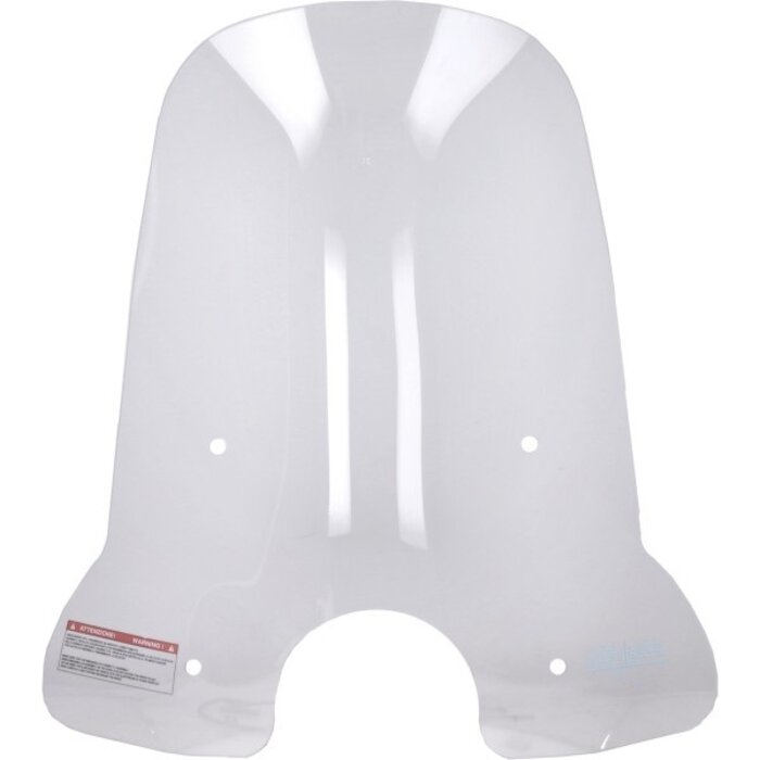 windscherm DMP met bevestigingsset hoog sym 73cm helder fiddle, fiddle 2