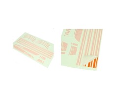 stickerset sport euro-2/4/5 AMG oranje 16-delig primavera, sprint