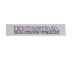 sticker racing team wit/zwart honda