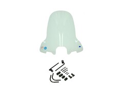 windscherm Regia met bevestigingsset (made in EU) helder AGM Supreme, BTC insetto, nipponia elegance