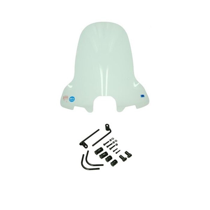 windscherm Regia met bevestigingsset (made in EU) helder AGM Supreme, BTC insetto, nipponia elegance