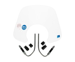 windscherm Regia met bevestigingsset model origineel laag (made in EU) helder primavera