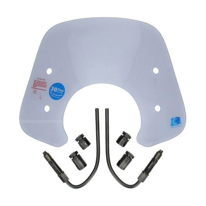 windscherm Regia met bevestigingsset model origineel laag smoke primavera