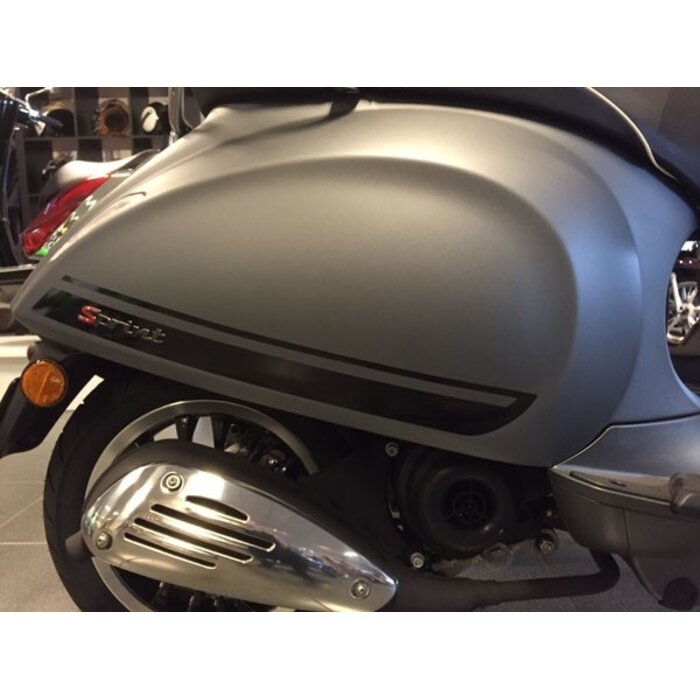 stickerset Piaggio origineel zijscherm 2016 zwart sprint sport 2h000931000a1