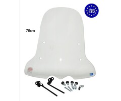 windscherm Regia met bevestigingsset (made in EU) hoog 70cm helder kymco, vp50