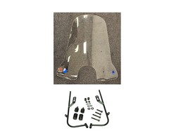 windscherm Regia met bevestigingsset (made in EU) Mod. Orig helder fiddle 4