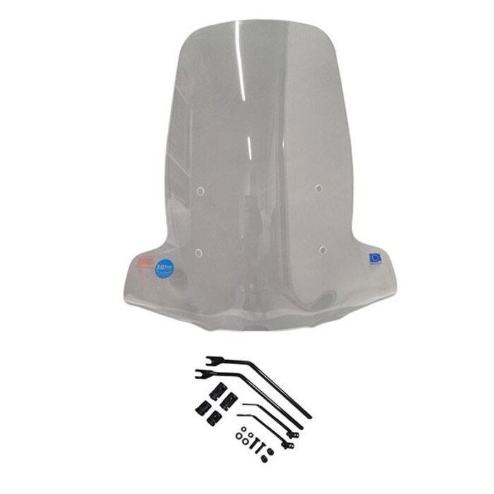 windscherm Regia met bevestigingsset (made in EU) helder yadea Y1S