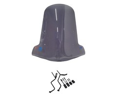 windscherm Regia met bevestigingsset (made in EU) smoke yadea M6L