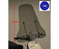 windscherm Regia met bevestigingsset hoog (made in EU) smoke vespa lx