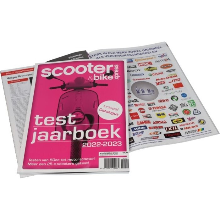 tijdschrift Scooter&amp;BikeXpress + complete catalogus 2022-2023=op=op