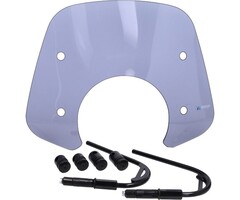 windscherm Regia + bevestigingsset laag (made in EU) >2024 smoke vespa, gts 250cc, gts alle mod., gts super 300cc
