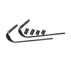 windscherm Regia bevestigingset (voor 42872) (made in EU) zwart glans primavera, sprint